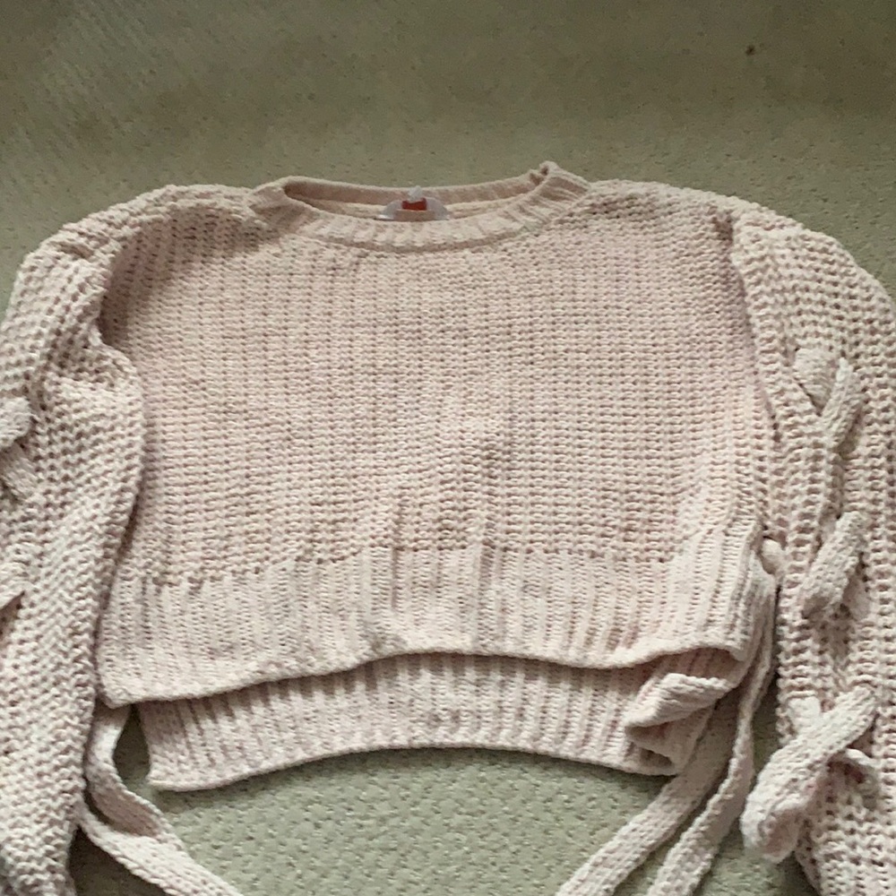 Pink sweater